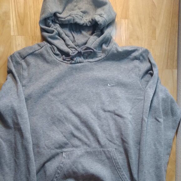 Vintage Nike Small Swoosh Logo Hoodie Sweatshirt - Picture 2 of 8